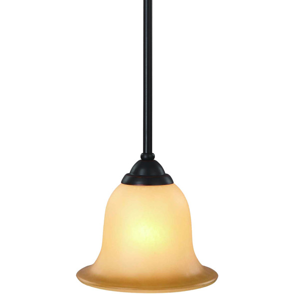 Oil Rubbed Bronze Mini-Pendant Light Fixture : 16-4252