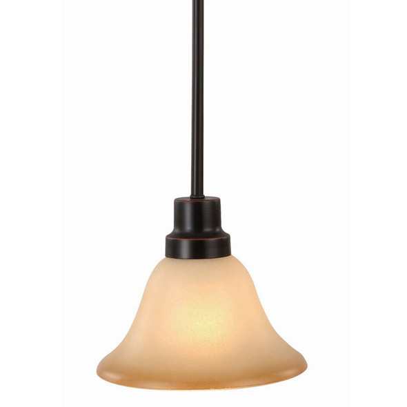 Oil Rubbed Bronze Mini-Pendant Light Fixture : 16-7550