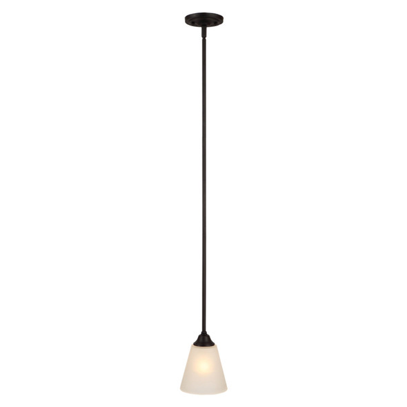 Designers Impressions Countryside Matte Black Mini-Pendant Light Fixture : 10022