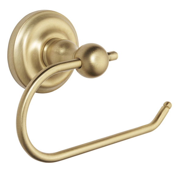 Designers Impressions Royal Series Brushed Brass Euro Style Toilet / Tissue Paper Holder: MBA7726