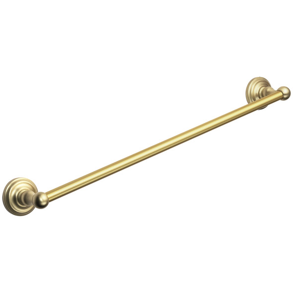 Designers Impressions Royal Series Brushed Brass 24" Towel Bar: MBA7721