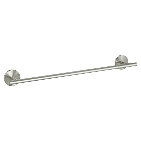 Designers Impressions Kain Series Satin Nickel 24" Towel Bar: 49632
