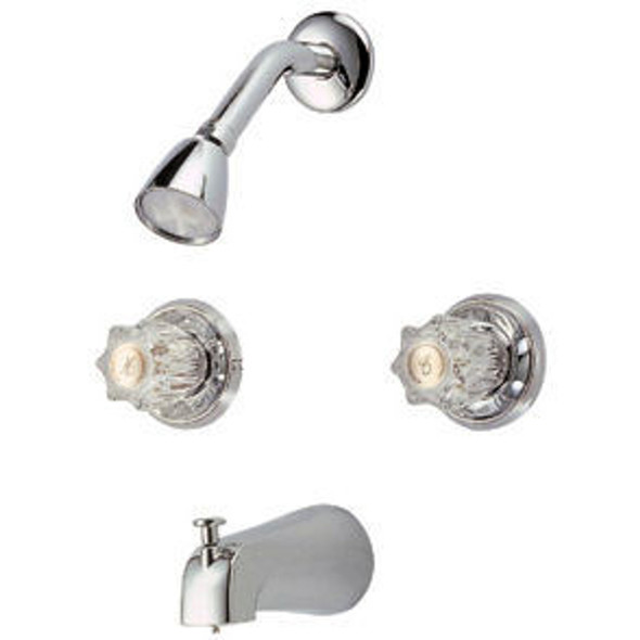 Crystal Cove 12-6069 Chrome Tub / Shower Combo Faucet