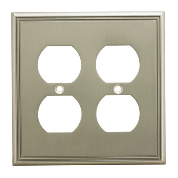 Cosmas 65044 Double Duplex Outlet Wall Plate