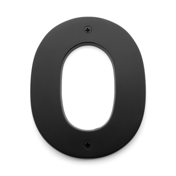 Designers Impressions Flat Black 5" House Number