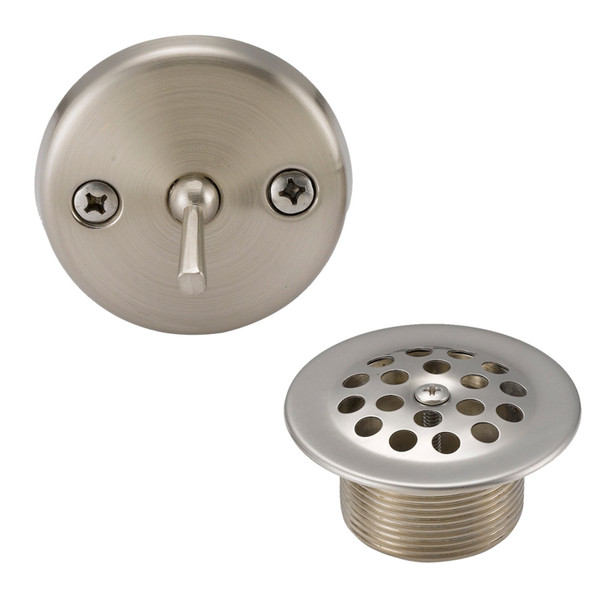 Designers Impressions 615618 Satin Nickel Trip Lever Drain Trim