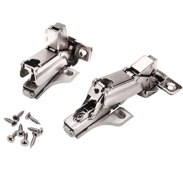 Cosmas 39002 Euro Style Self Closing 170 Degree Overlay Cabinet Hinge: Pair