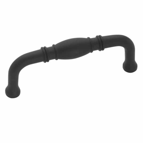 Amerock BP53013-FB Allison Flat Black Barrell Cabinet Pull