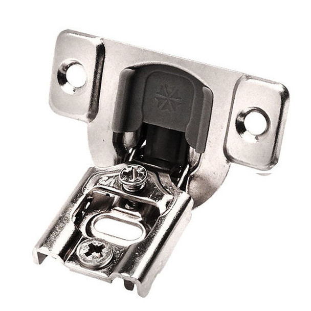 Cosmas 35007 Euro Style Soft Close Compact Concealed Cabinet Hinge 1/2" Overlay 100 Pack with Dowels