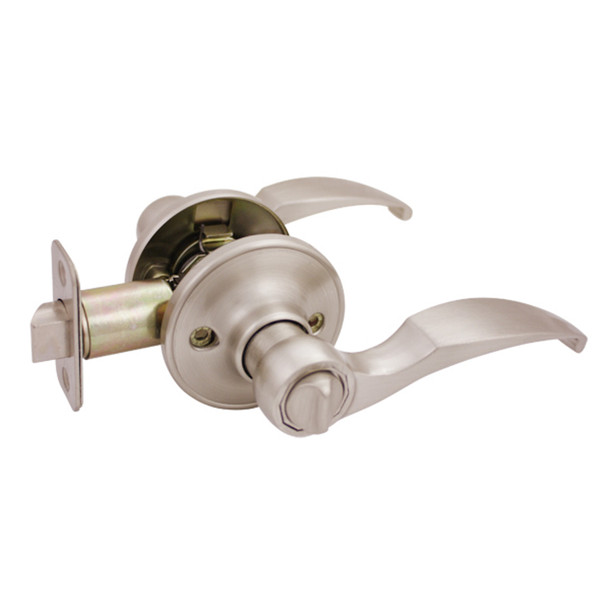 Designers Impressions Sedona Design Satin Nickel Privacy Door Lever: 22-9266