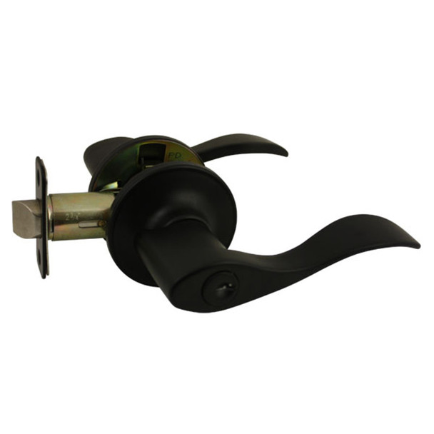Designers Impressions Kingston Design Black Entry Door Lever: 55-5700