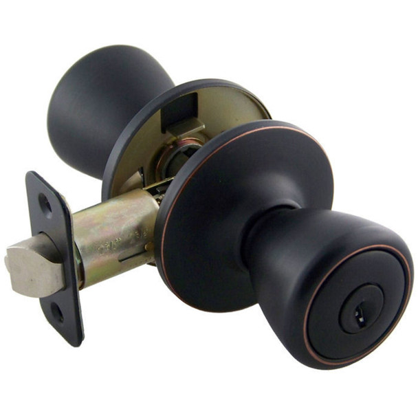 Designers Impressions Salem Design Oil Rubbed Bronze Entry Door Knob: 33-2400