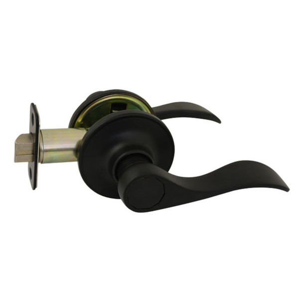 Designers Impressions Kingston Design Black Passage Door Lever: 55-5777