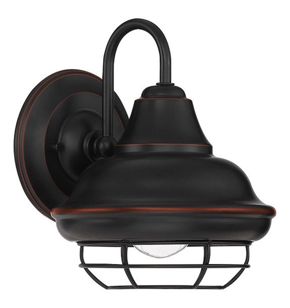 Designers Impressions Charleston Series 1 Light Wall Sconce / Bathroom Fixture