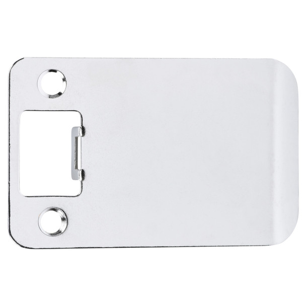 Designers Impressions Polished Chrome 3" Extended Lip Strike Plate - 3-1/2" Overall Length: EST-120
