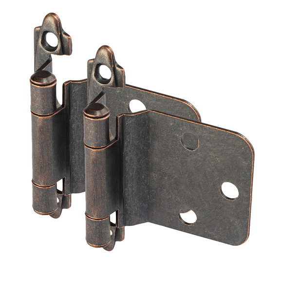 Cosmas 16890 Hinge Variable Overlay with 30 Degree Reverse Bevel (Pair)