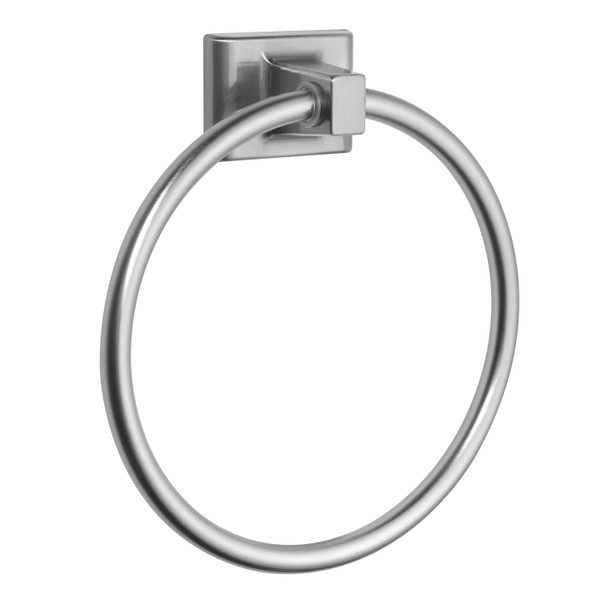 Designers Impressions Eclipse Series Satin Nickel Towel Ring: MBA6224