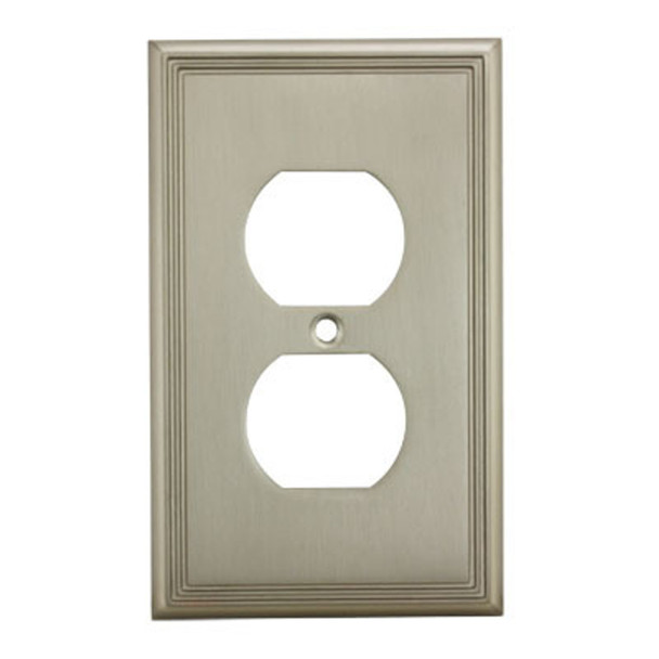 Cosmas 65049 Single Duplex Outlet Wall Plate