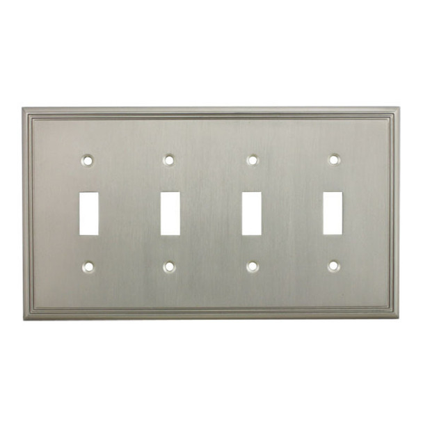 Cosmas 65006 Quad Toggle Switchplate Cover