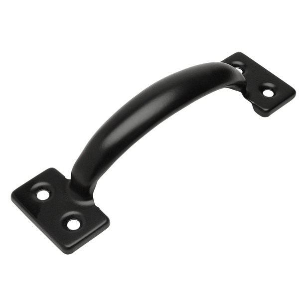 Designers Impressions Matte Black 6-1/2" All Purpose Handle Pull: 53669