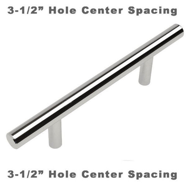 Cosmas 404-3.5 Slim Line Cabinet Hardware Euro Style Bar Pull