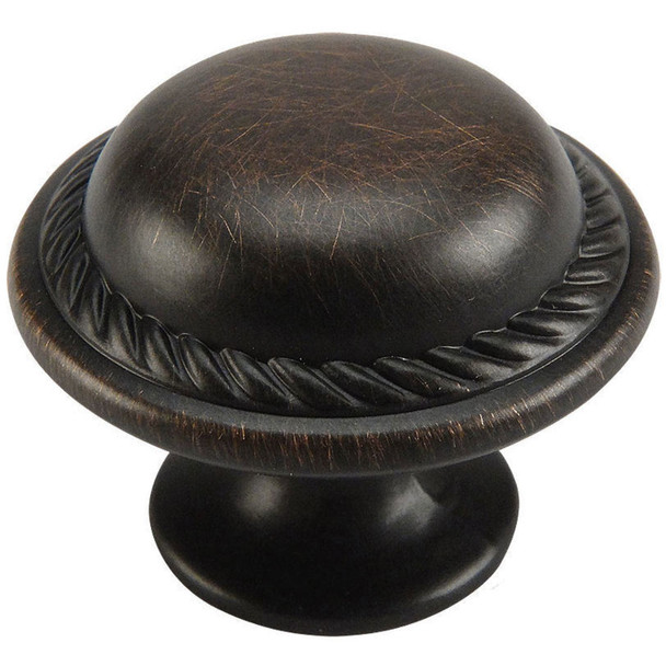 Cosmas 4688ORB Oil Rubbed Bronze Rope Cabinet Knob