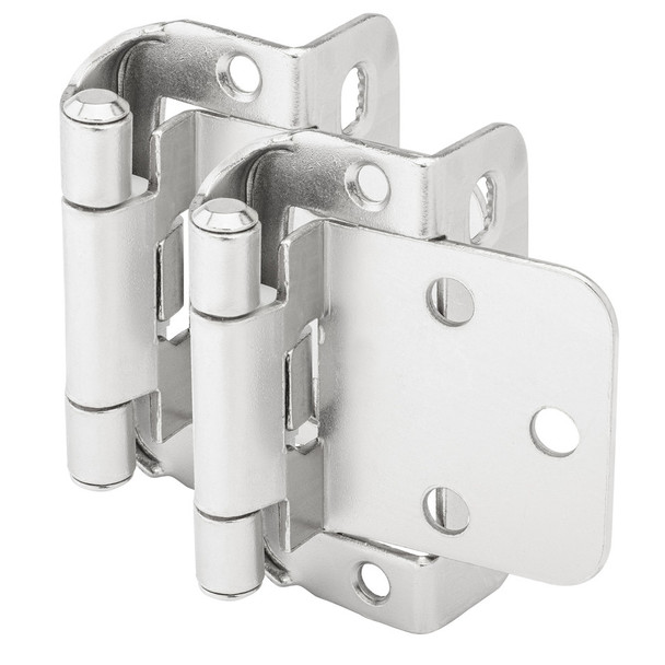 Cosmas 18650 Partial Wrap Hinge 1/2" Overlay (Pair)
