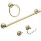 Designers Impressions Royal Series  Bathroom Hardware Set