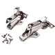 Cosmas 39002 Euro Style Self Closing 170 Degree Overlay Cabinet Hinge: Pair
