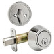 Designers Impressions Polished Chrome Single Cylinder Deadbolt: 88-1111