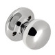 Designers Impressions Bedford Design Polished Chrome Dummy Door Knob: 88-1651