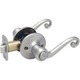 Designers Impressions Livingston Design Satin Nickel Privacy Door Lever: 22-5166