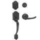 Designers Impressions Valhala Oil Rubbed Bronze Traditional Handleset with Arlington Interior: 33-9000/5444