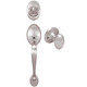 Designers Impressions Frankfort Satin Nickel Traditional Handleset with Somerset Interior: 22-2644-F