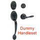 Designers Impressions Frankfort Oil Rubbed Bronze DUMMY Traditional Handleset w/ Villa Interior: 33-8001/5944