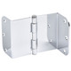 Cosmas Polished Chrome Swing Clear Door Hinge 3 1/2" with 5/8" Radius Corners: 58078