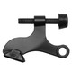 Designers Impressions 6357 Matte Black Heavy Duty Hinge Pin Door Stop