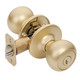 Designers Impressions Bedford Design Satin Brass Entry Door Knob: 77-1600