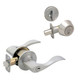 Designers Impressions Kingston Design Satin Nickel Combo Pack - Entry & Deadbolt: 22-5799