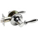 Designers Impressions Villa Design Polished Chrome Passage Door Lever: 88-5977