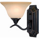 Oil Rubbed Bronze 1 Light Wall Sconce / Bathroom Fixture : 12-7967