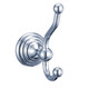 Designers Impressions Stockton Series Chrome Double Robe Hook