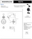 Designers Impressions 651657 Oil Rubbed Bronze Tub / Shower Combo Faucet