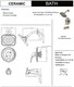 Designers Impressions 655700 Oil Rubbed Bronze Tub / Shower Combo Faucet
