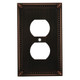 Cosmas 44018 Single Duplex Outlet Wall Plate