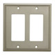 Cosmas 65088 Double GFCI / Decora Wall Plate