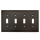 Cosmas 25045 Quad Toggle Switchplate Cover