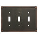 Cosmas 44032 Triple Toggle Switchplate Cover