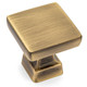 Cosmas 1480 Modern Contemporary Square Cabinet Knob