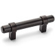 Cosmas 161-2.5 Cabinet Hardware Euro Style Bar Pull